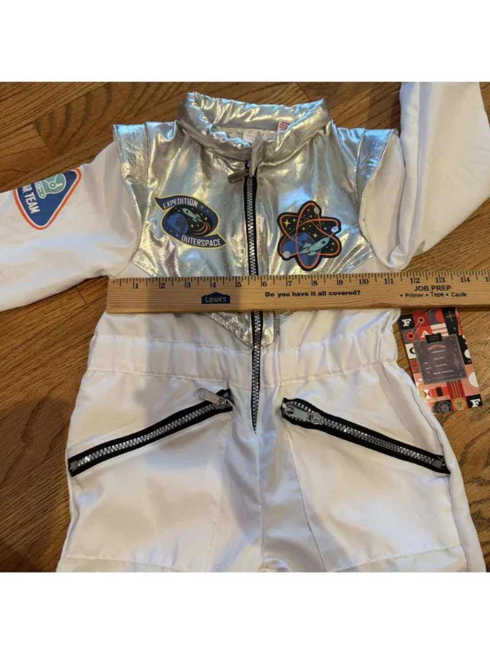 FAO Schwarz Toddler Halloween Astronaut Space Suit New White 3T